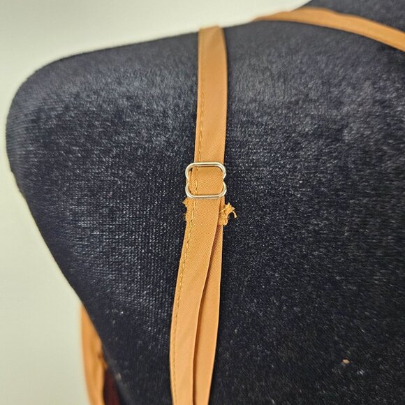 Pretty Garden One-Shoulder Midi Dress Brown Satin Size Medium Party Wedding Chic - Picture 6 of 9